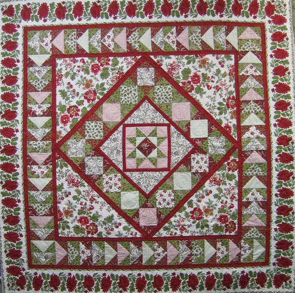 Patchwork/Quilting Noël Candy Cottage sewing pattern par Gail 