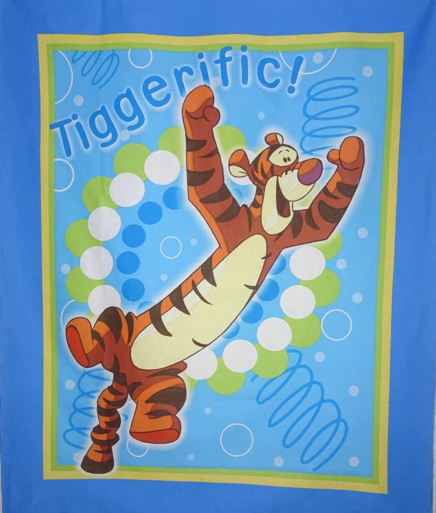 Tigger Panel Tigger Boing Bounce Panel - Patchwork with Gail B - Patchwork with Gail B