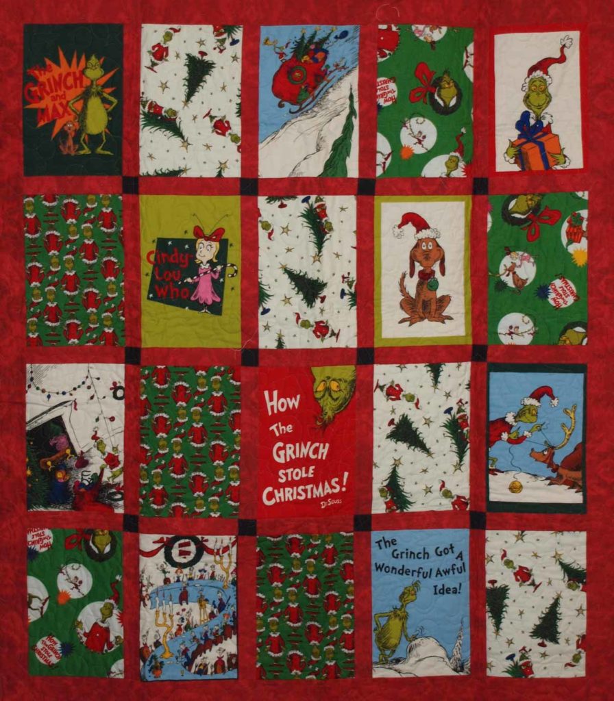 The Grinch Quilt Kit (Flannel) Patchwork with Gail B Patchwork with