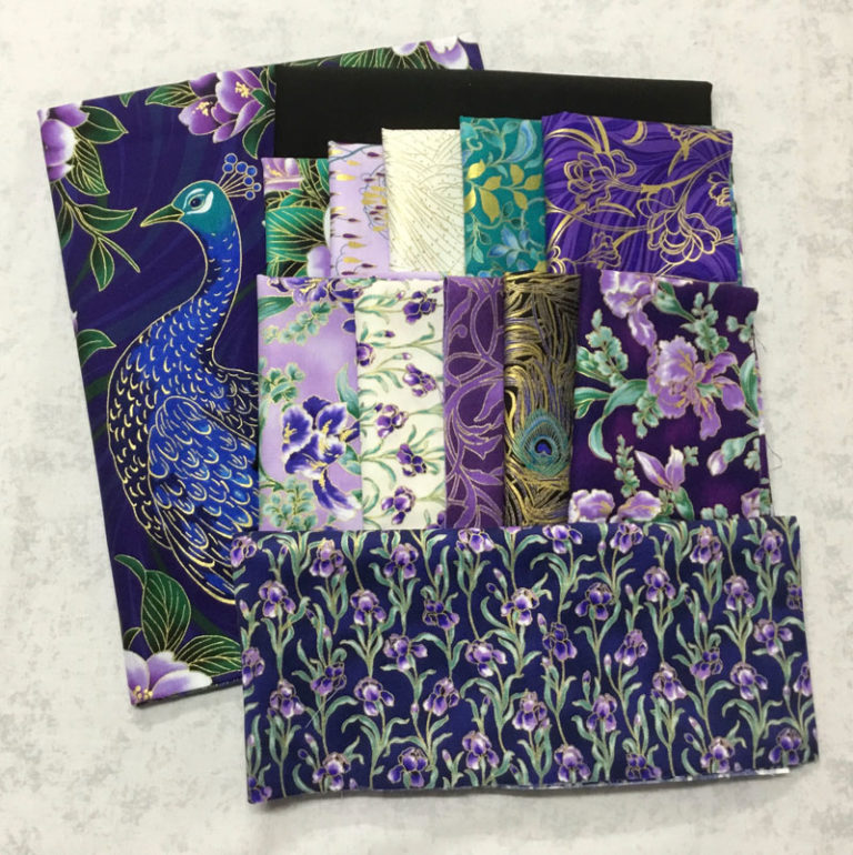 Peacock Garden Quilt Kit Patchwork with Gail B Patchwork with Gail B