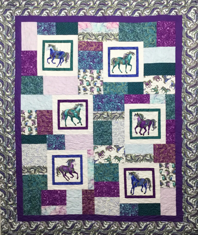 Horsen Around Quilt Kit - Patchwork With Gail B - Patchwork With Gail B