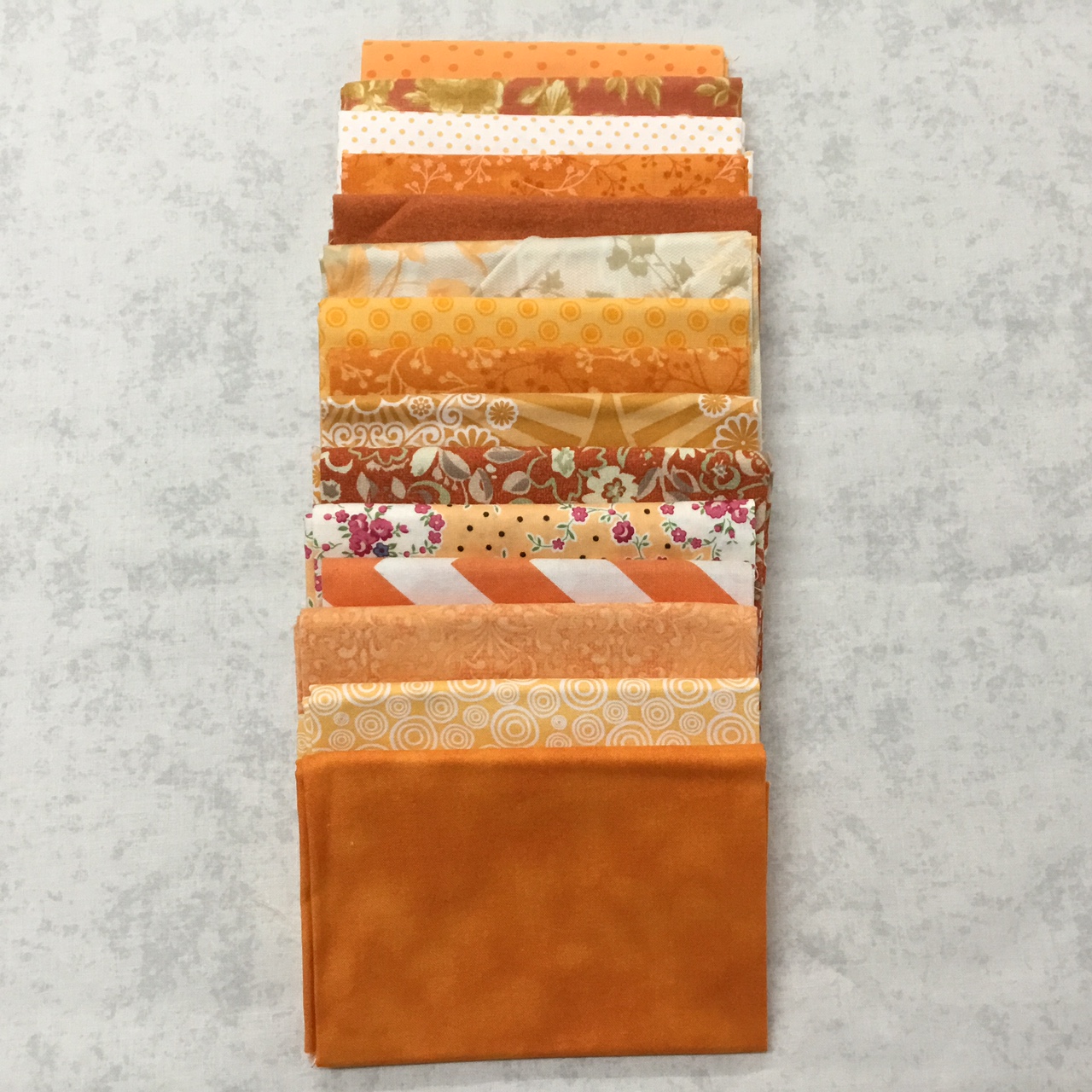 Stash Builders Fat Quarter Bundle (Orange)