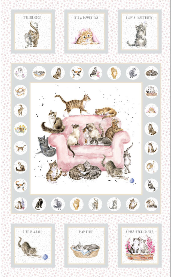 Whiskers & Paws 'Cats' Panel