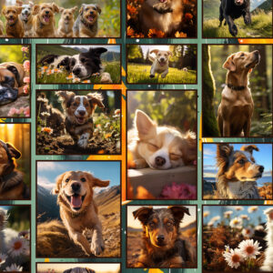 Furry Fun 'Collage' (4060D)