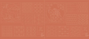 Fauna Stitchery Panel (Clay)