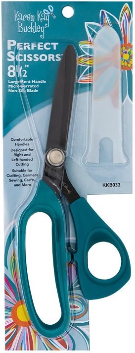 Karen Kay Buckley Perfect Scissors - Large Bent Handle 'Dark Teal' (8 ½")