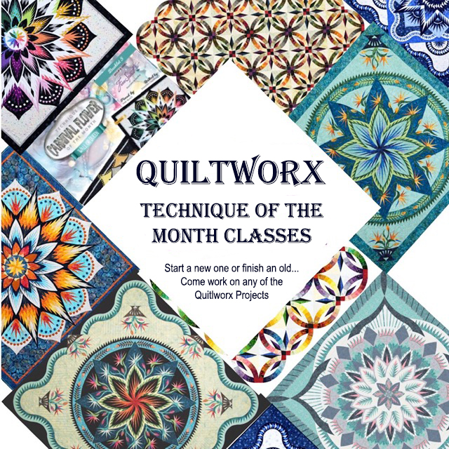 Quiltworx Technique of the Month Classes 2026 (Dianne Kinsey) ~Saturdays~