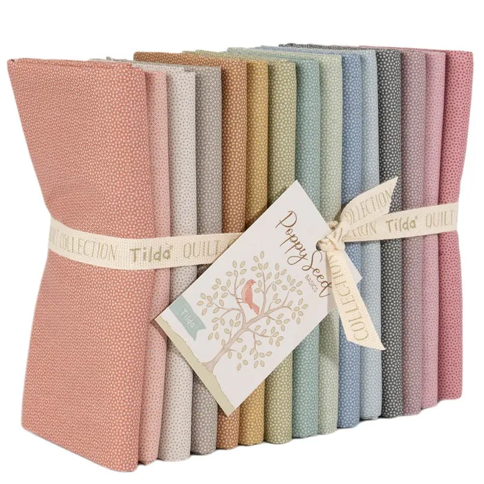 Poppy Seed Basics Fat Quarter Bundle (15 Pieces)