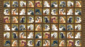 Wild and Free (Horse Squares) Panel