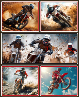 Throttle Thrills Motorbikes Panel (A)